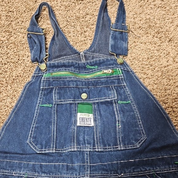 Liberty Blue Denim Overalls - Picture 2 of 8
